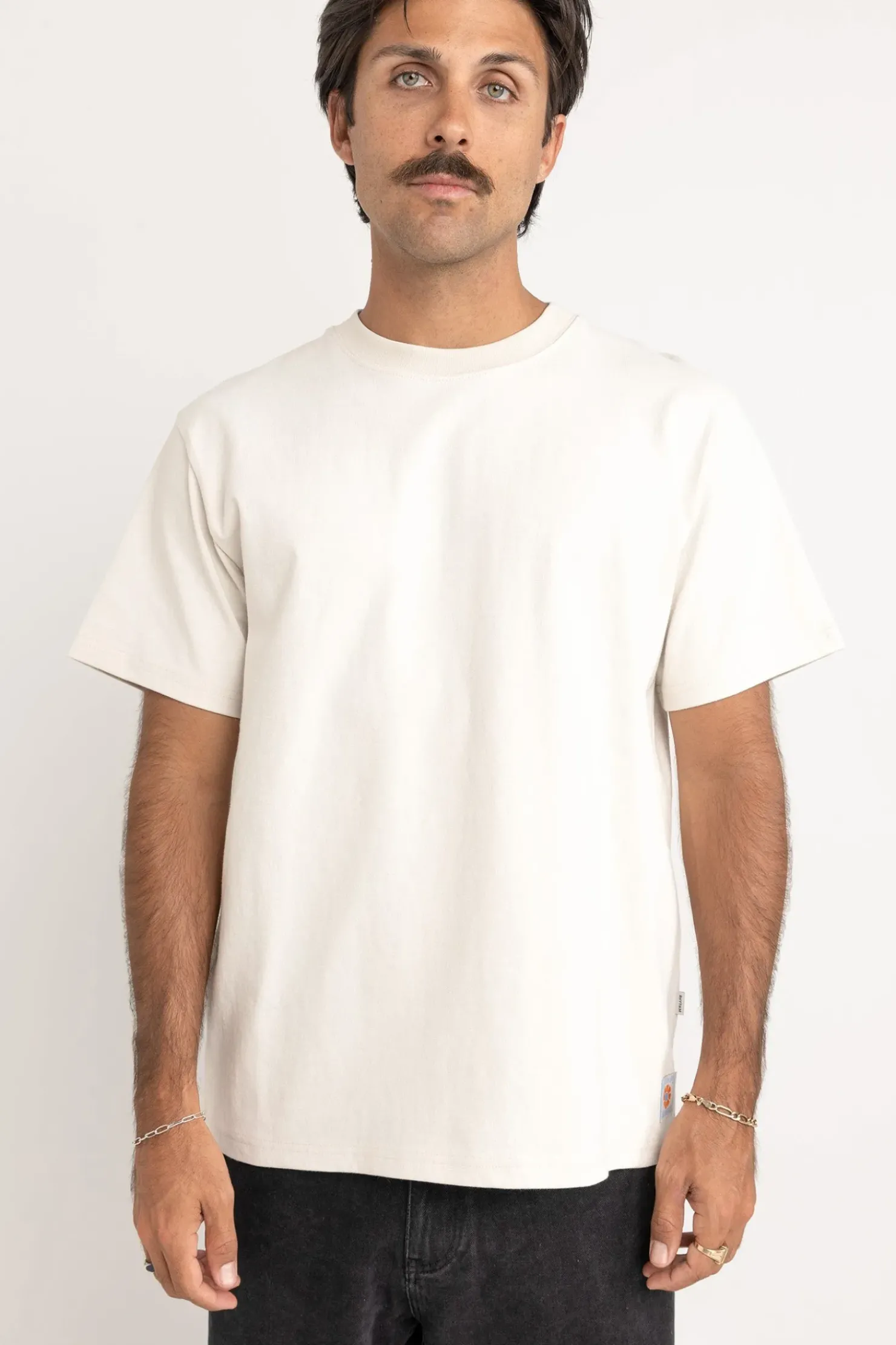 Rhythm T-shirts*Assembly Vintage Ss T-Shirt Ecru