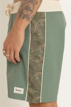 Rhythm Trunks*Astral Bloom Trunk Olive