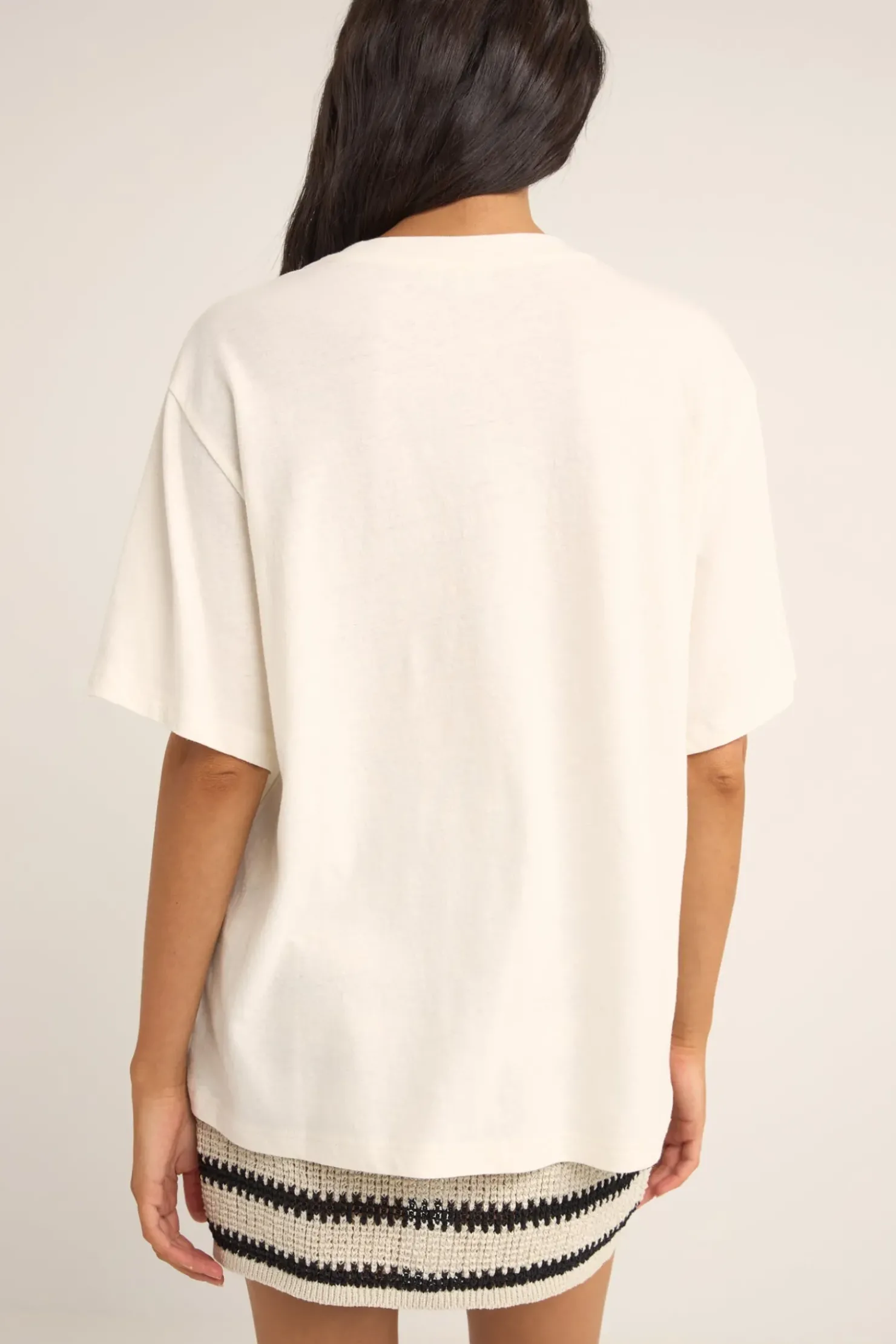 Rhythm T-shirts*Bloom Studio Oversized T-Shirt Vintage White VintageWhite