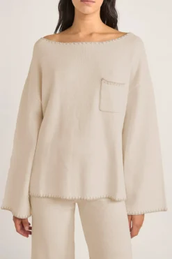 Rhythm Knits*Bondi Knit Jumper Natural