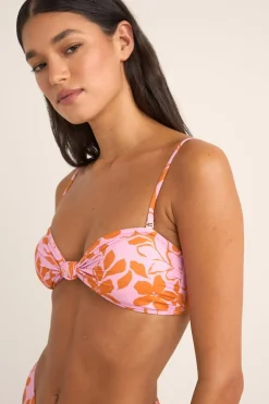 Rhythm Swim Tops*Bora Bora Knotted Bandeau Top Pink