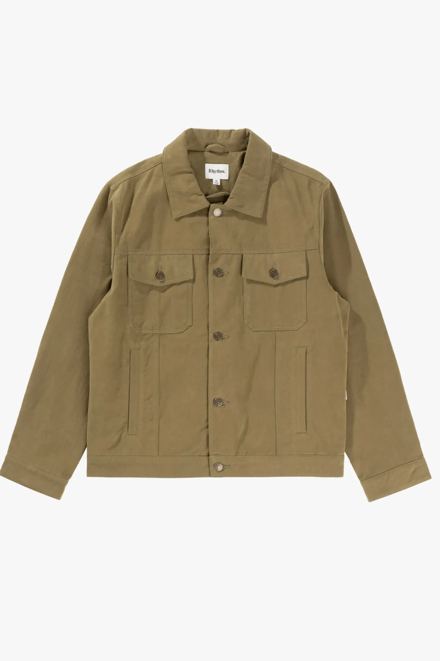 Rhythm Jackets*Brushed Twill Trucker Olive