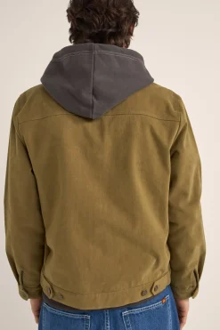 Rhythm Jackets*Brushed Twill Trucker Olive