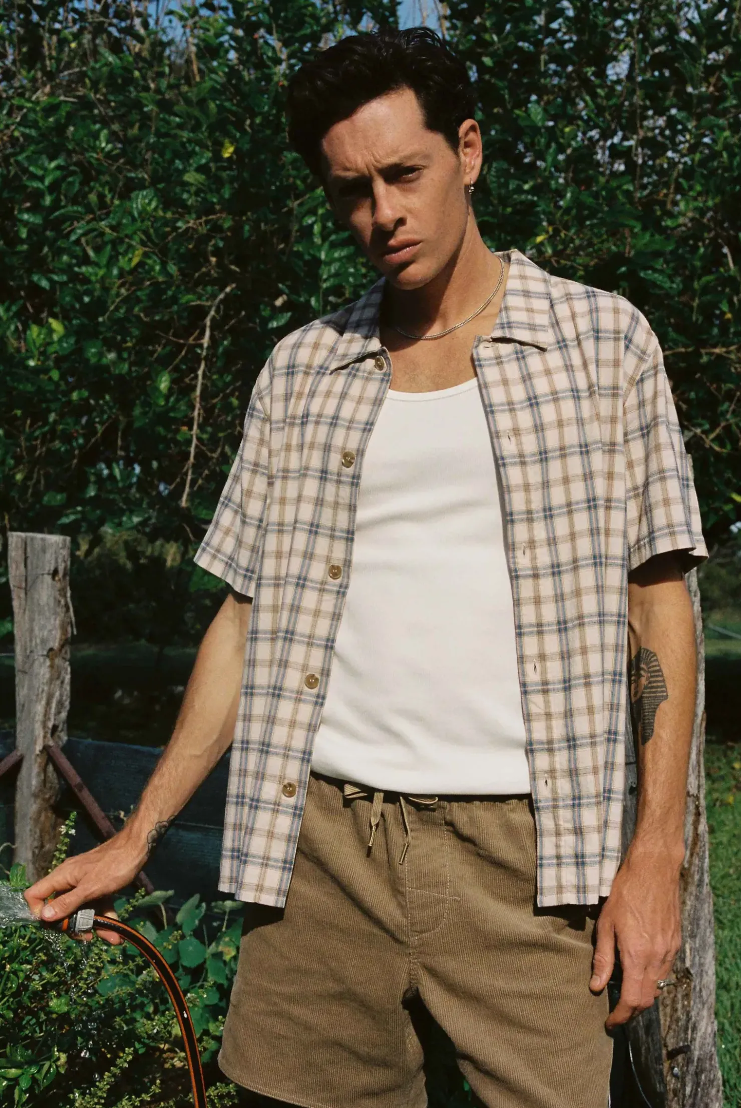 Rhythm Woven Shirts*Check SS Shirt