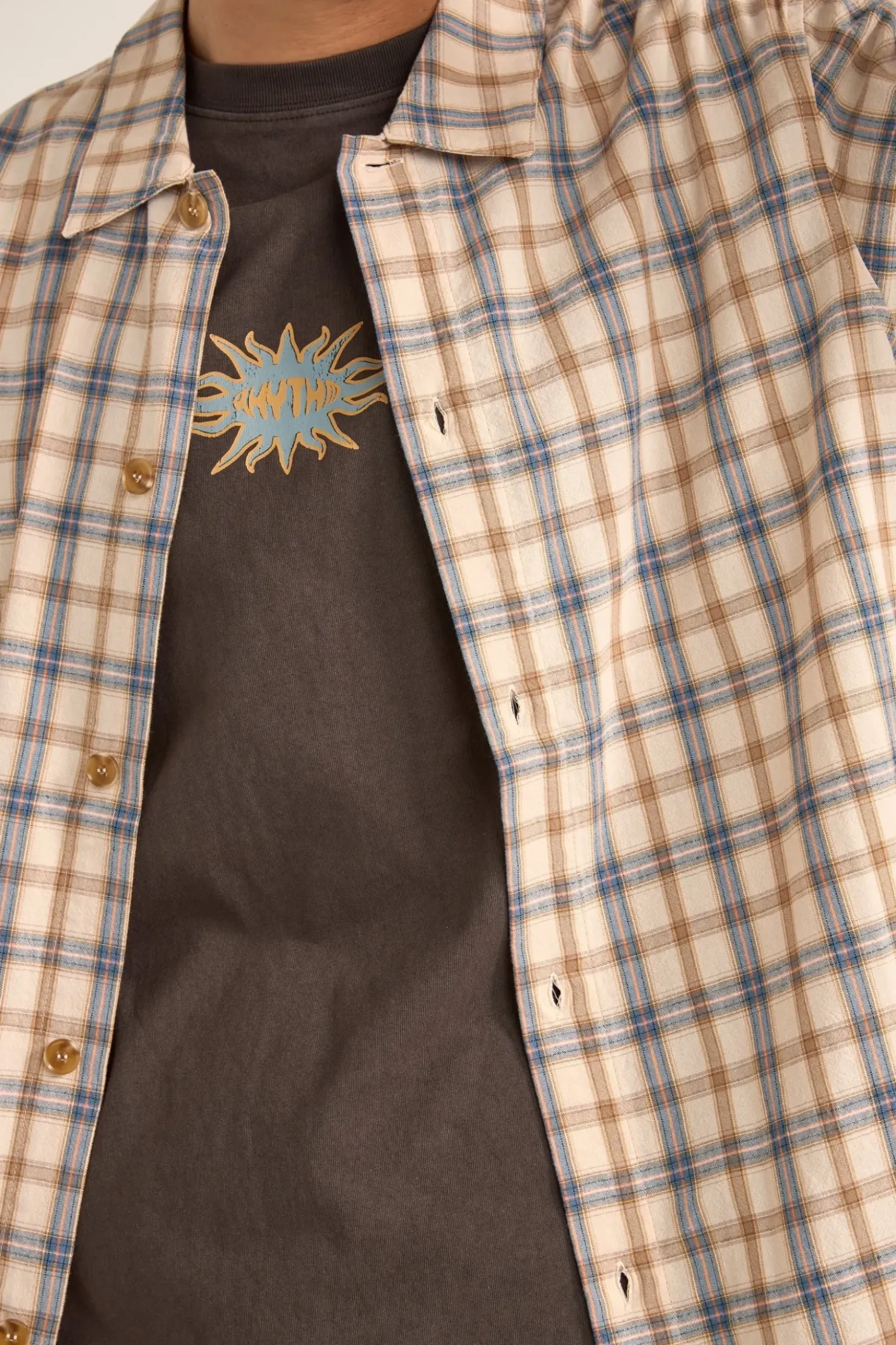 Rhythm Woven Shirts*Check SS Shirt