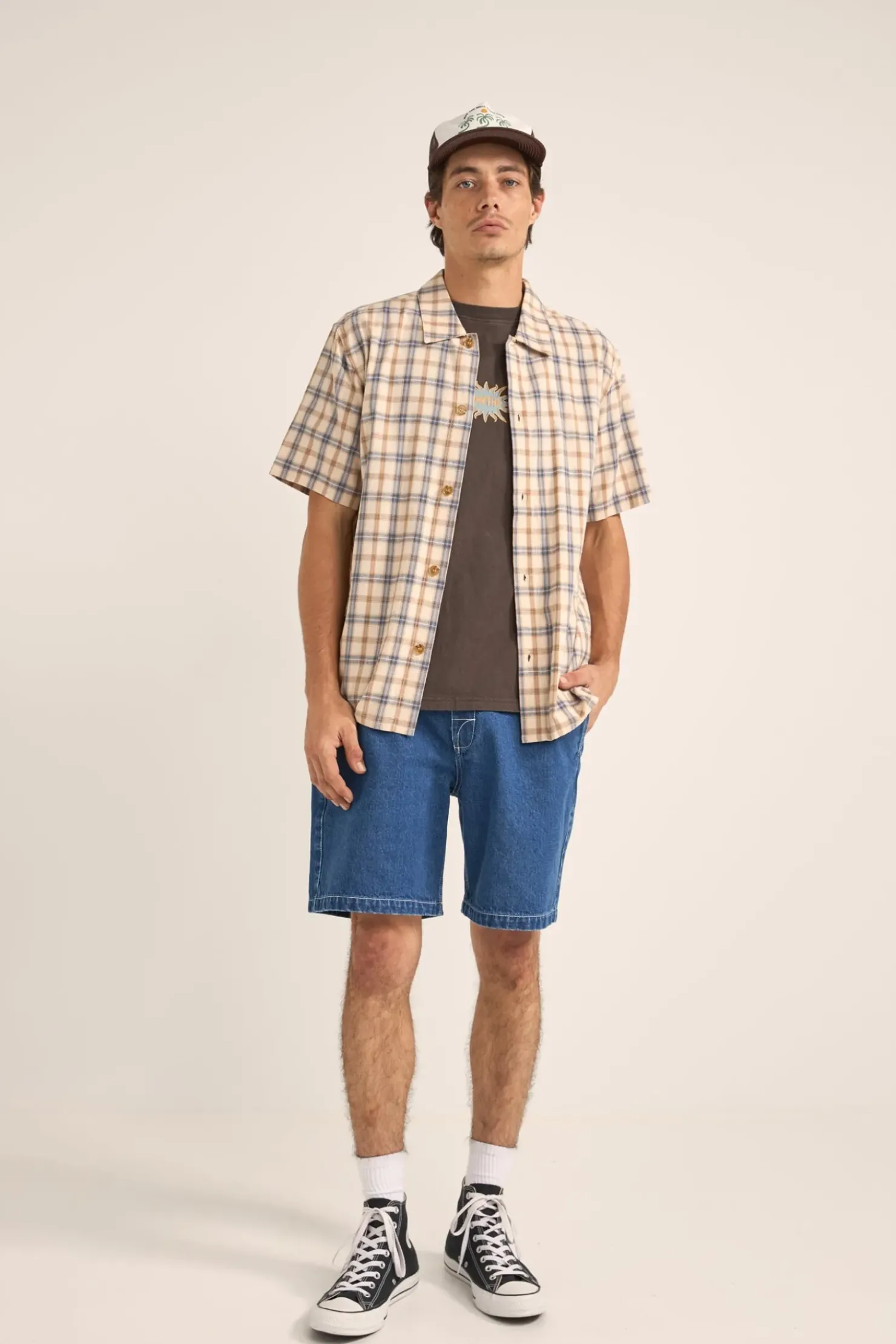 Rhythm Woven Shirts*Check SS Shirt