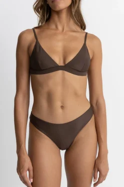 Rhythm Swim Tops*Classic Bralette Top Chocolate