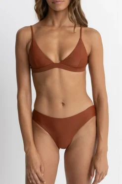 Rhythm Swim Tops*Classic Bralette Top Rust