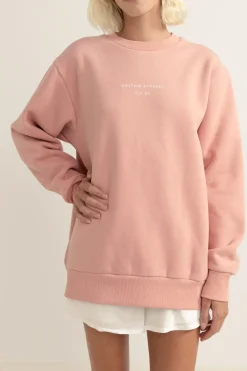 Rhythm Fleece*Classic Brand Fleece Rose