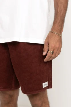 Rhythm Shorts*Classic Cord Jam Merlot
