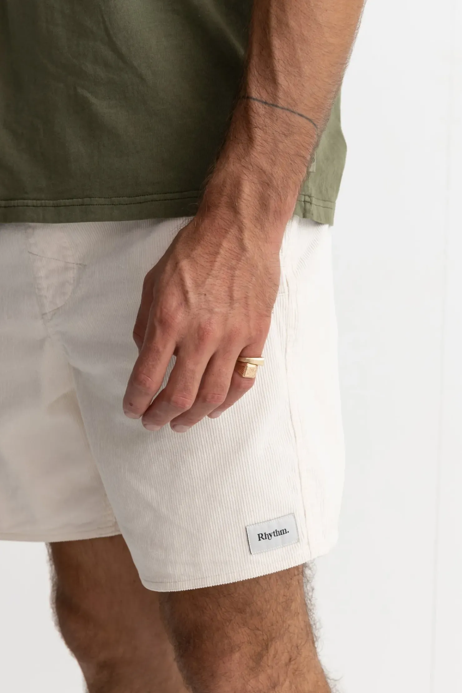 Rhythm Shorts*Classic Cord Jam Vintage White VintageWhite