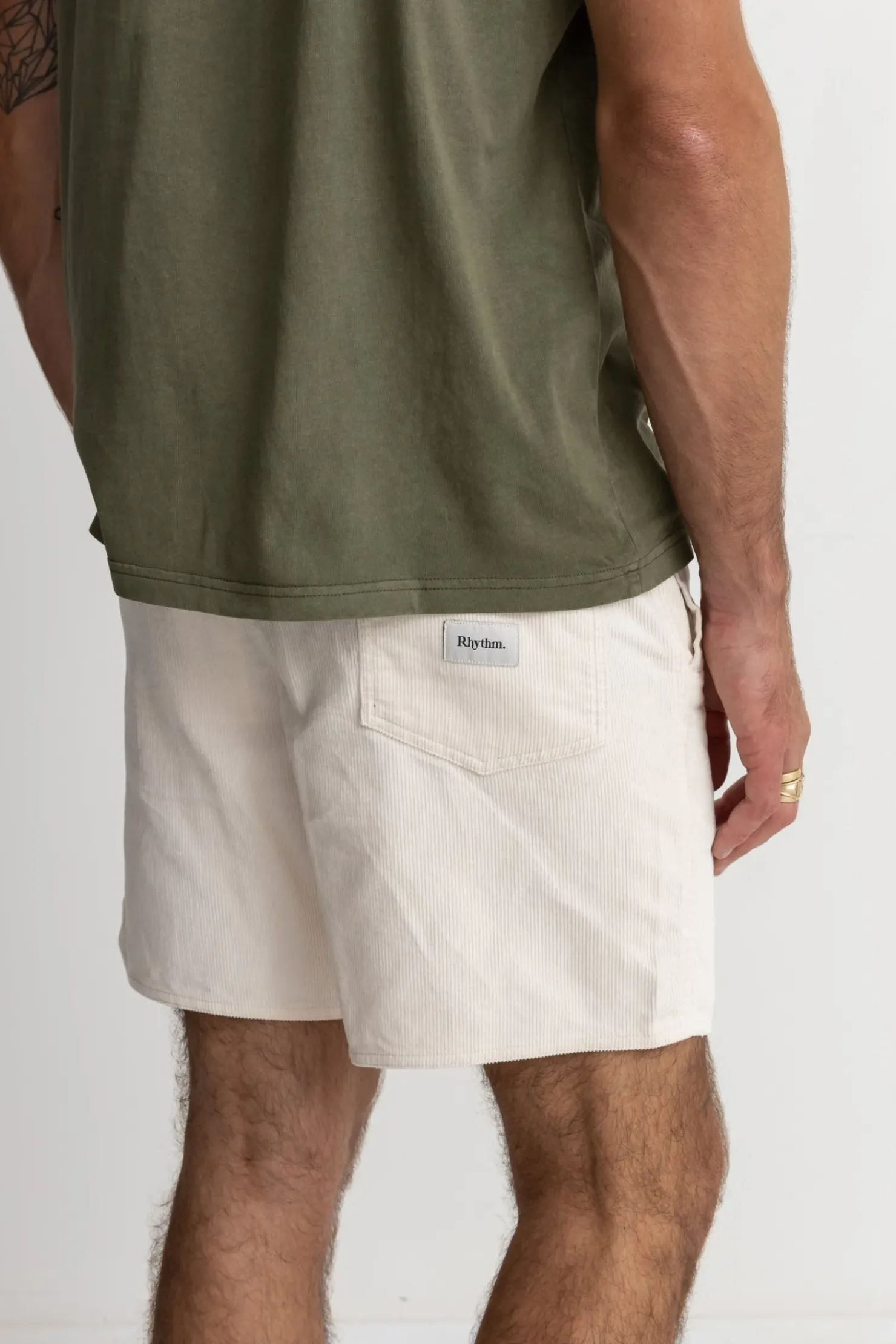Rhythm Shorts*Classic Cord Jam Vintage White VintageWhite