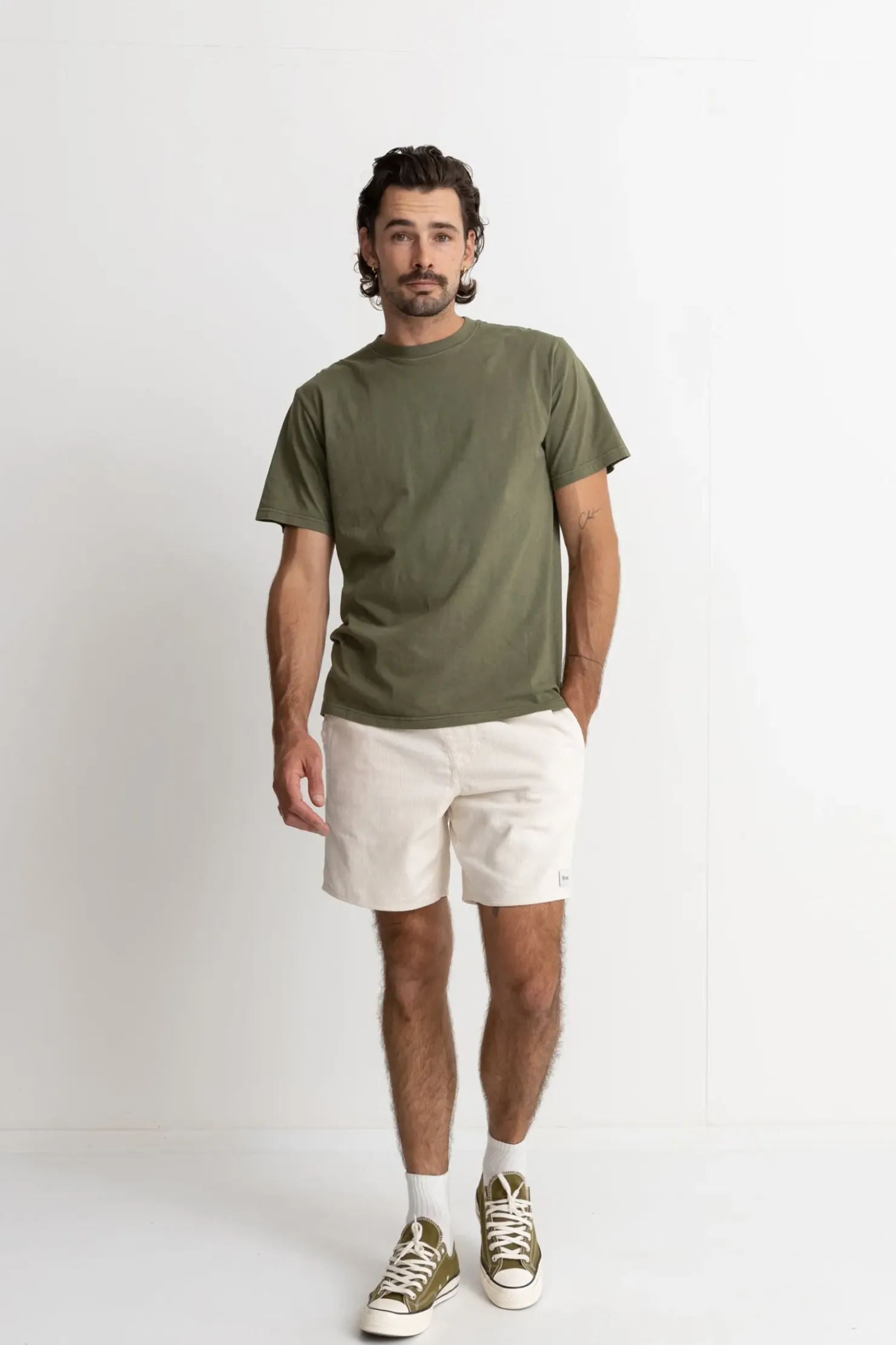 Rhythm Shorts*Classic Cord Jam Vintage White VintageWhite