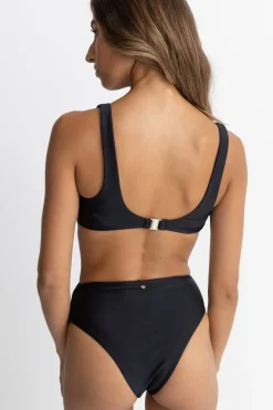 Rhythm Swim Tops*Classic Crop Top Black