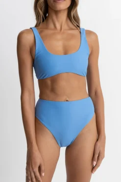 Rhythm Swim Tops*Classic Crop Top Blue