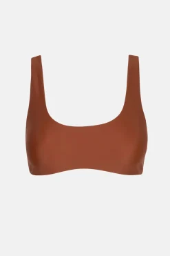 Rhythm Swim Tops*Classic Crop Top Rust