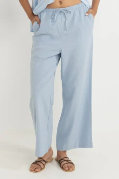 Rhythm Pants*Classic Drawstring Pant Blue