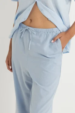 Rhythm Pants*Classic Drawstring Pant Blue