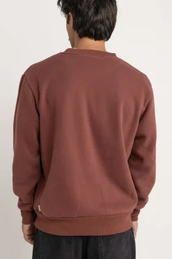 Rhythm Fleece*Classic Fleece Crew Merlot