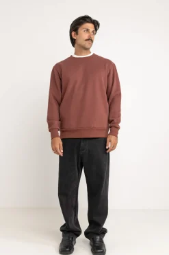 Rhythm Fleece*Classic Fleece Crew Merlot