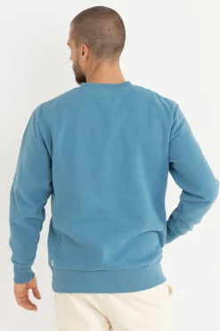 Rhythm Fleece*Classic Fleece Crew Mineral Blue MineralBlue