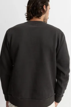 Rhythm Fleece*Classic Fleece Crew Vintage Black VintageBlack