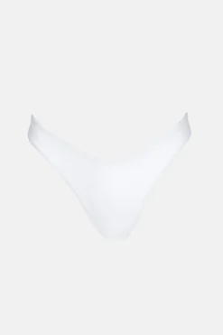 Rhythm Swim Bottoms*Classic Hi Cut Pant White