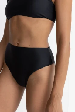 Rhythm Swim Bottoms*Classic Hi Waist Pant Black