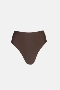 Rhythm Swim Bottoms*Classic Hi Waist Pant Chocolate