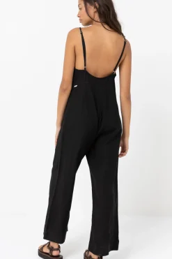 Rhythm Playsuits*Classic Jumpsuit Black