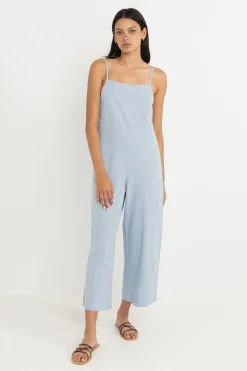Rhythm Playsuits*Classic Jumpsuit Blue