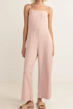Rhythm Playsuits*Classic Jumpsuit Rose