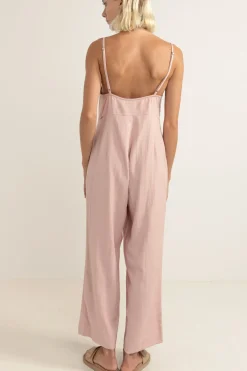 Rhythm Playsuits*Classic Jumpsuit Rose