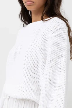 Rhythm Knits*Classic Knit Jumper White