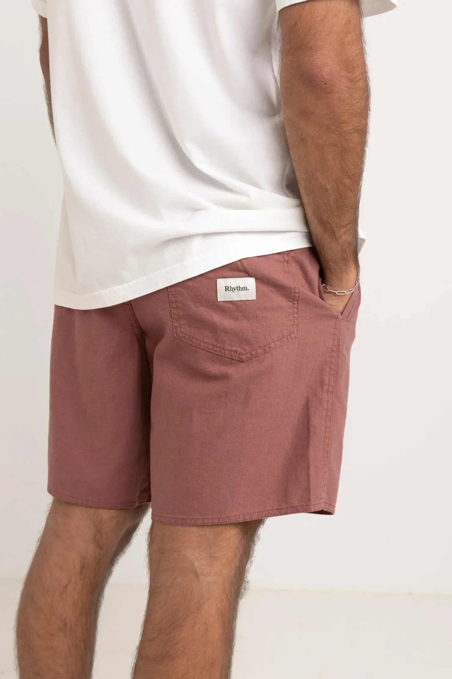 Rhythm Shorts*Classic Linen Jam Merlot
