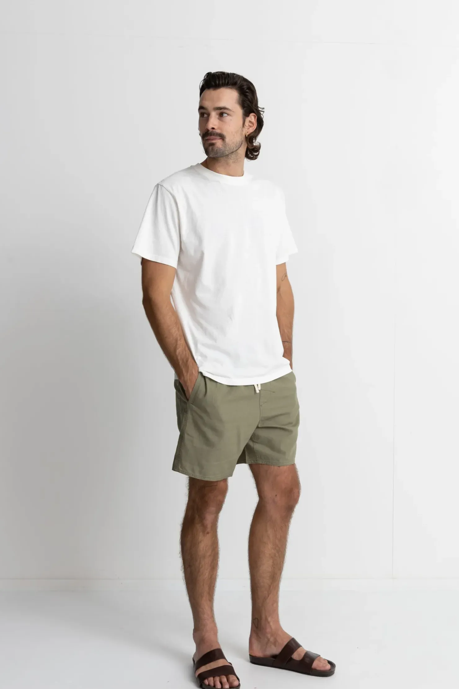 Rhythm Shorts*Classic Linen Jam Olive