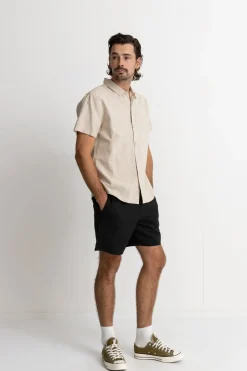 Rhythm Woven Shirts*Classic Linen Ss Shirt Sand