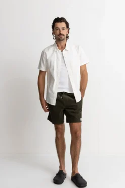 Rhythm Woven Shirts*Classic Linen Ss Shirt White