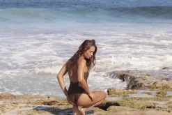 Rhythm One Piece Swim*Classic Minimal One Piece Chocolate