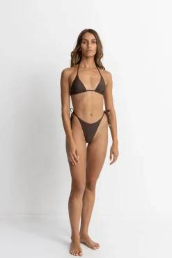 Rhythm Swim Tops*Classic Slide Tri Top Chocolate