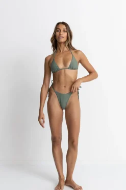 Rhythm Swim Tops*Classic Slide Tri Top Olive