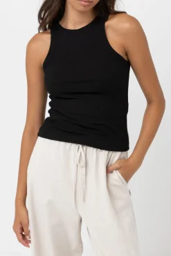 Rhythm Fashion Tops*Classic Tank Top Black