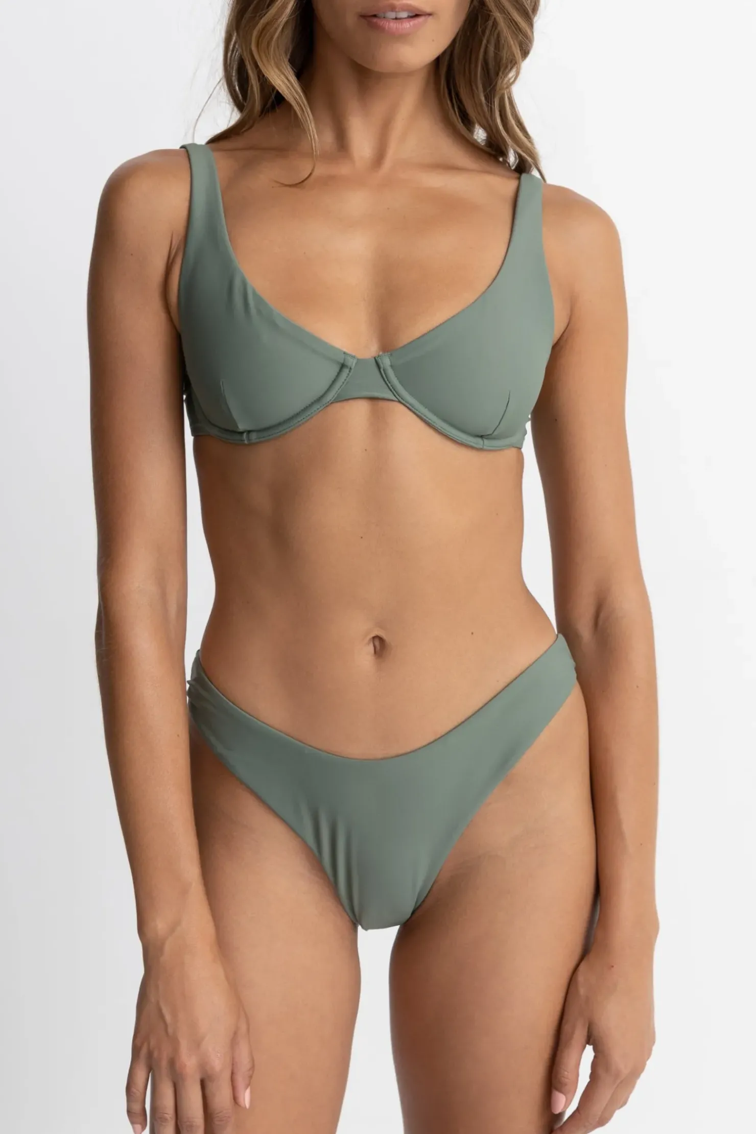 Rhythm Swim Tops*Classic Underwire Top Olive