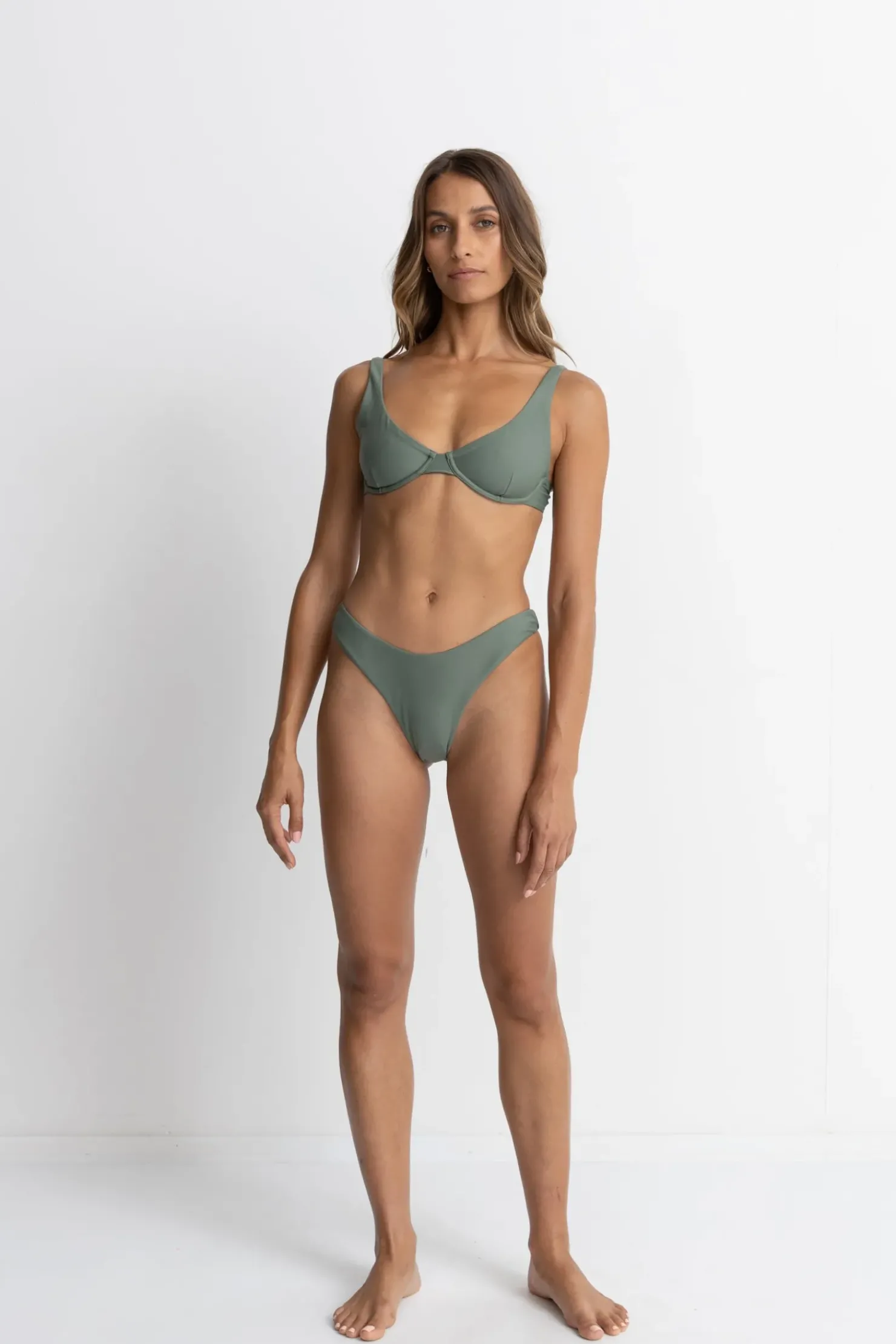 Rhythm Swim Tops*Classic Underwire Top Olive