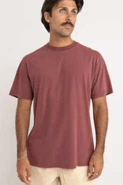 Rhythm T-shirts*Classic Vintage Tee Merlot