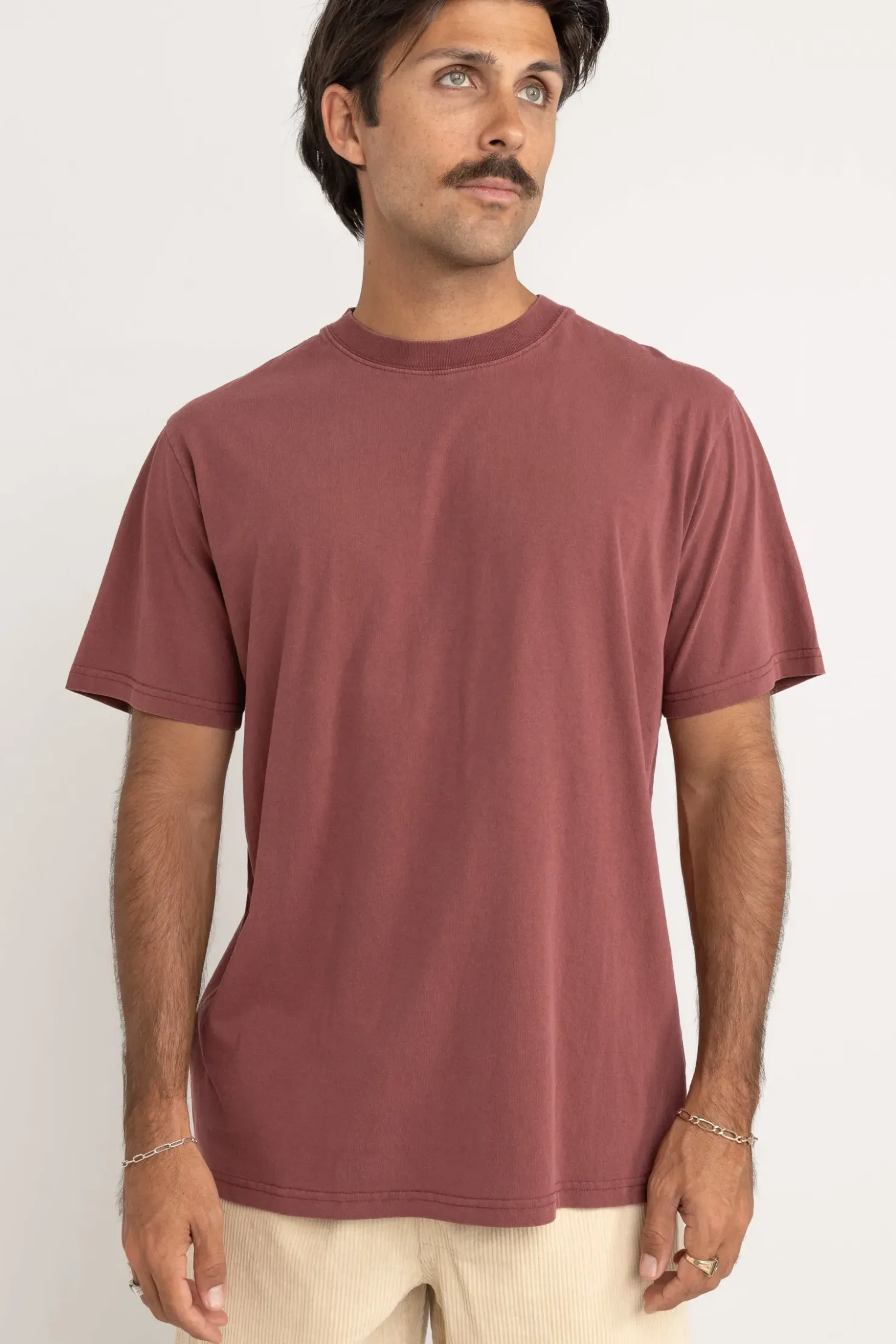 Rhythm T-shirts*Classic Vintage Tee Merlot