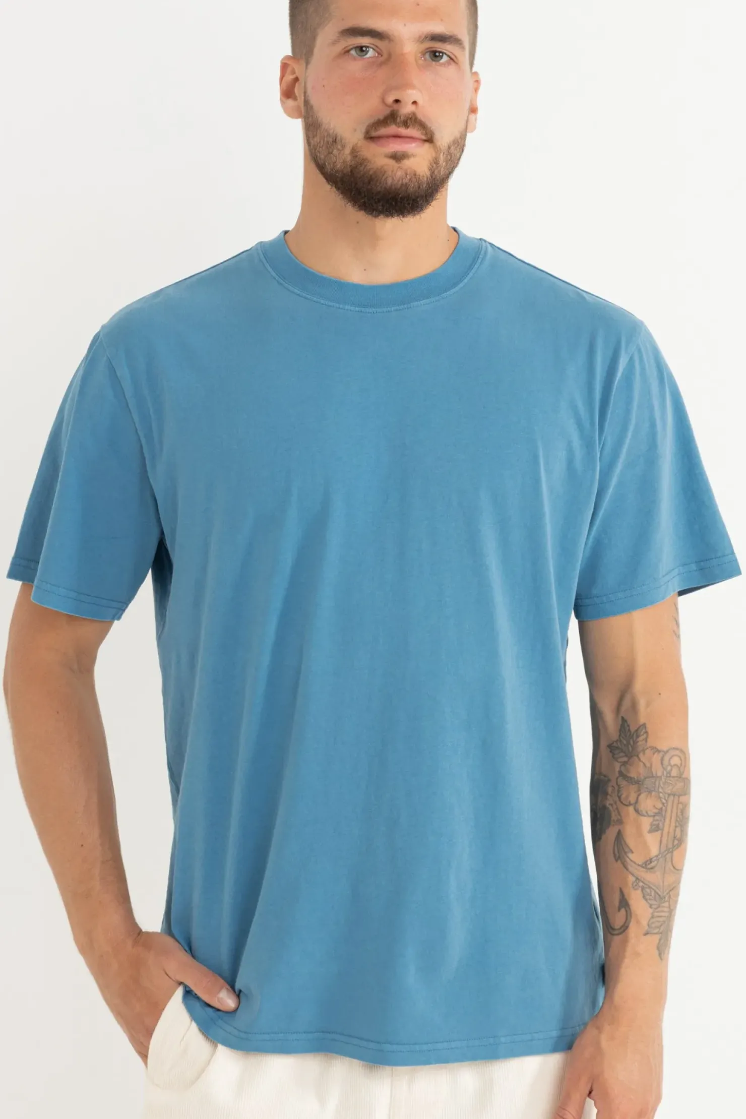 Rhythm T-shirts*Classic Vintage Tee Mineral Blue MineralBlue