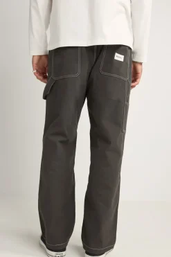 Rhythm Pants*Contrast Stitch Carpenter Pant Black