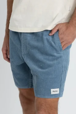 Rhythm Shorts*Cord Jam Mineral Blue Natural