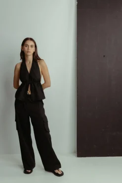 Rhythm Pants*Cove Cargo Pant Black